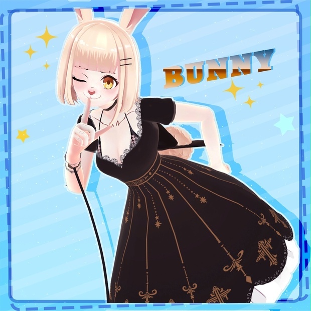 【VRoid/VRM Model】Bunny Girl/ バニーガール - VTuber Stream Shop - BOOTH