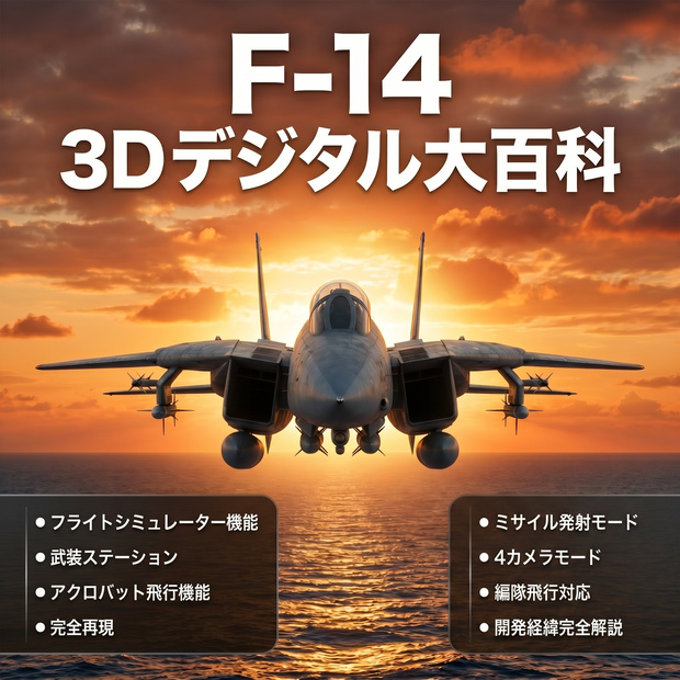 F-14 トムキャット 3D 図鑑