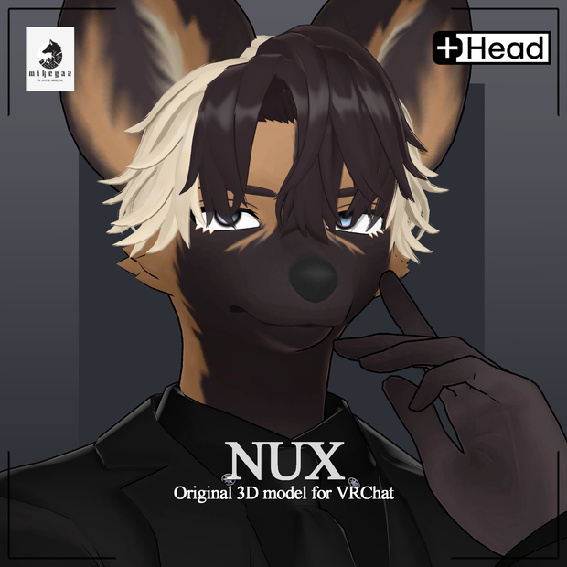 ニュークスさん/Nux/ VRChat Avatar 3D Model