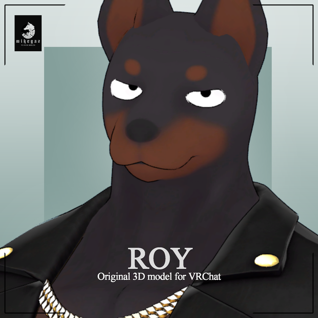 ロイさん(若かりし頃) / Roy(Yonger days) / VRChat Avatar 3D Model