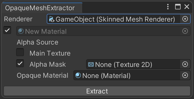 【無料】半透明のメッシュから不透明部分を取り出すツール / Opaque Mesh Extractor