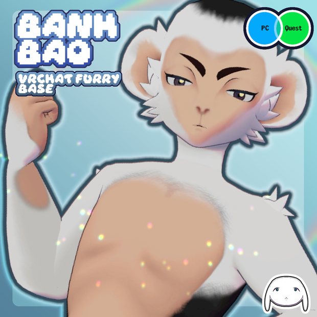 団子 | Bánh Bao the Monkey || VRChat Avatar Base
