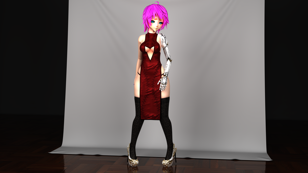 Red Cheongsam (chinese dress)