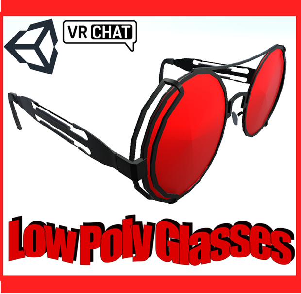 Red Circular Sunglasses - レッドサーキュラーサングラス