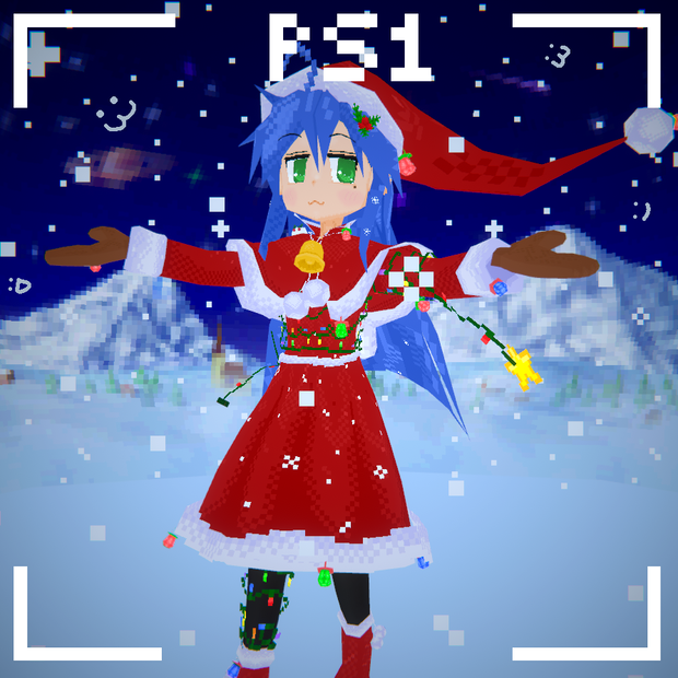 PS1 ラッキーガール Lucky Girl 3Dモデル