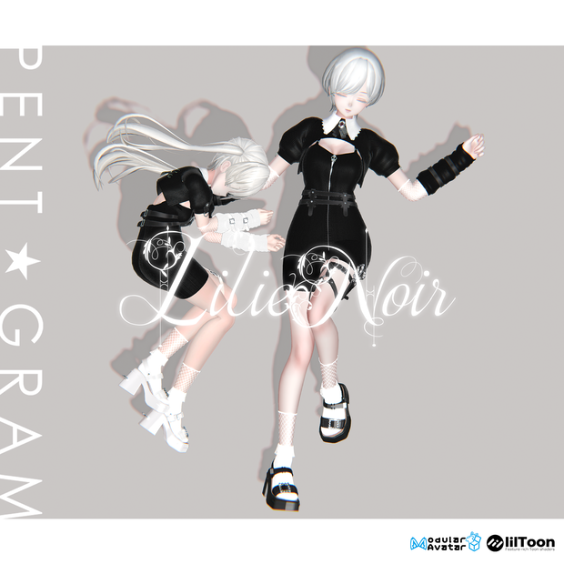 新衣装【LilieNoir】森羅とマヌカ二名のアバター対応 UPDATED! 