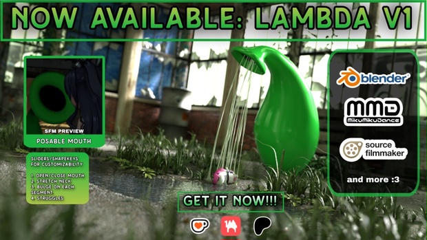 Labada Booth Lambda V1 Model Pack - Plutie's Stash of Goodies - BOOTH