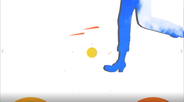 【単品】ふらっとがーる Run02!【VJ素材】