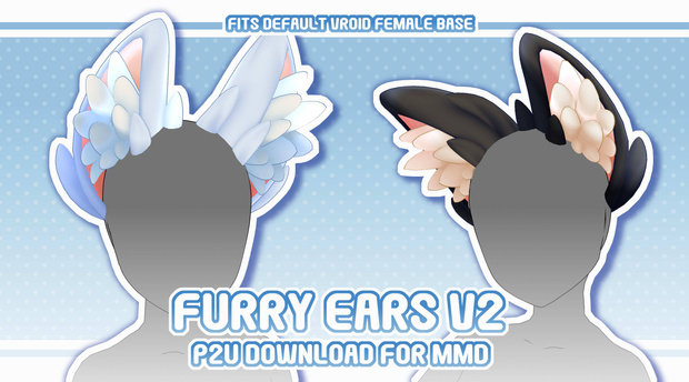 [MMD] Furry Ears (V2)