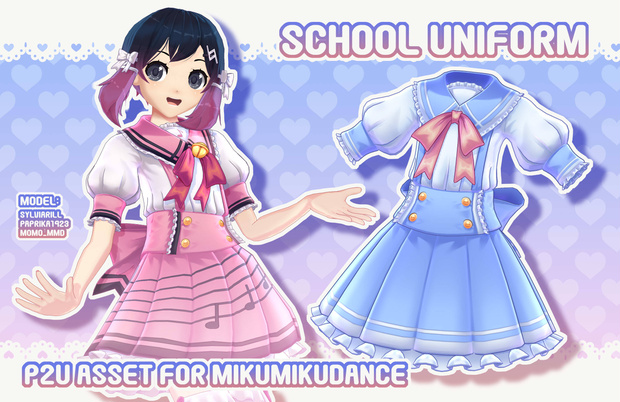 [MMD] School Uniform