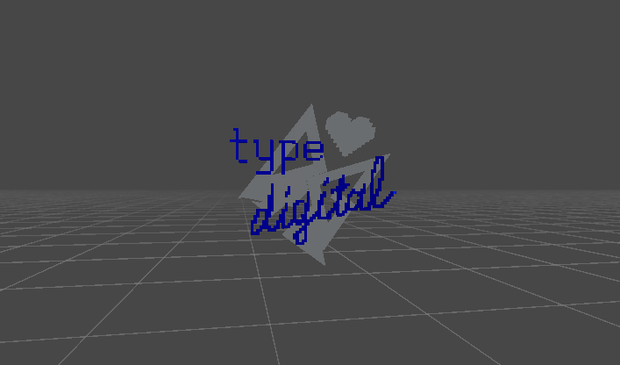 type digital logo