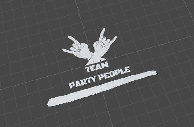 Team party people nomal logo