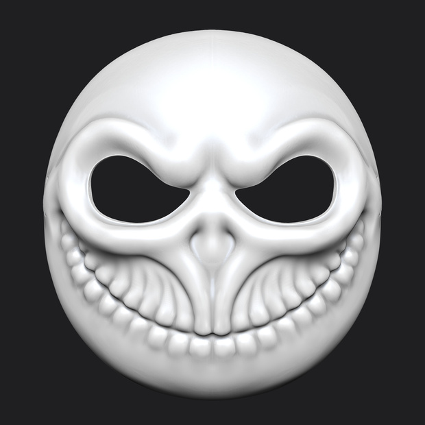 Jack Skellington mask - 3d print