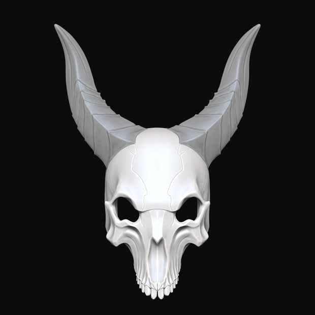 Goat Skull mask - 3d print