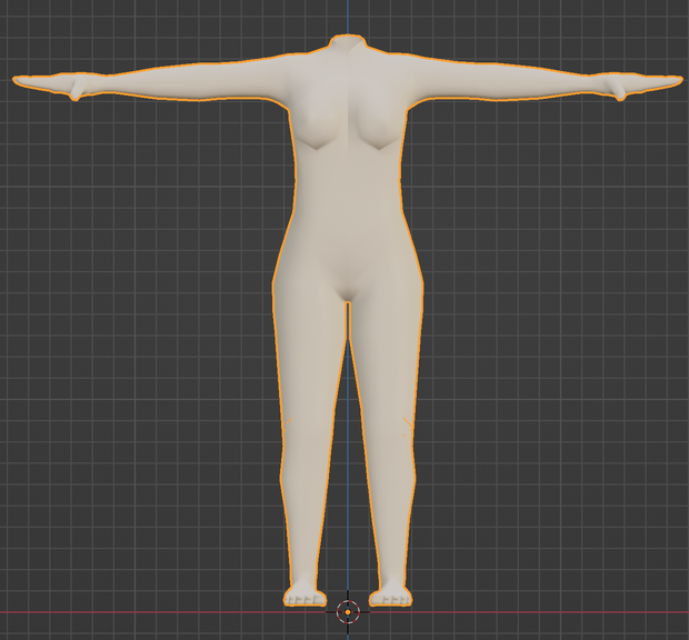 3D 素体　(体のみ)