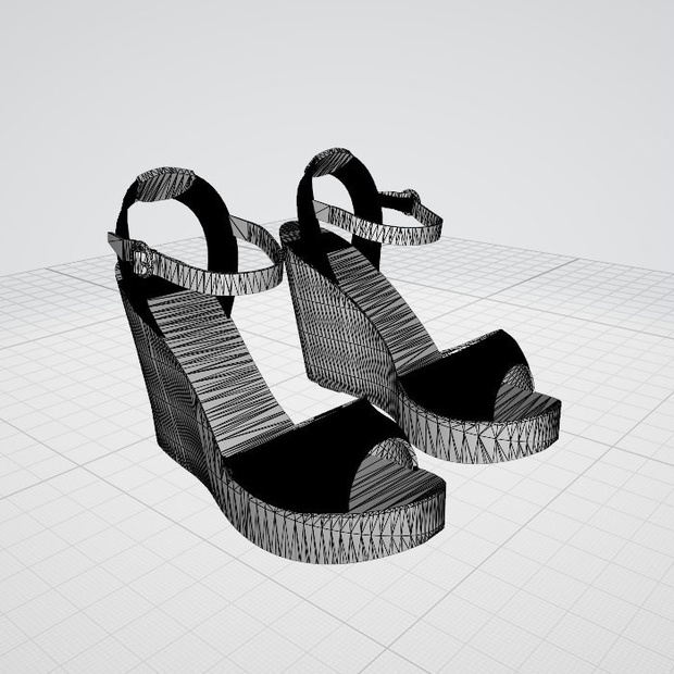 3dモデル　靴