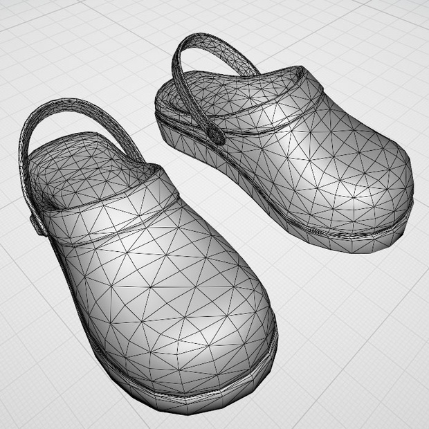 3dモデル　靴