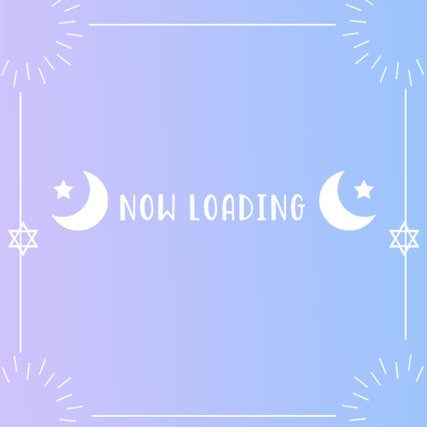 【配信者向け】セレスティアルムーン待機画面｜celestial moon loading screen
