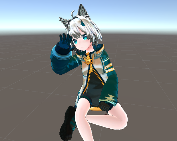 作業に疲れて飽きてきた人のモーション V1.1