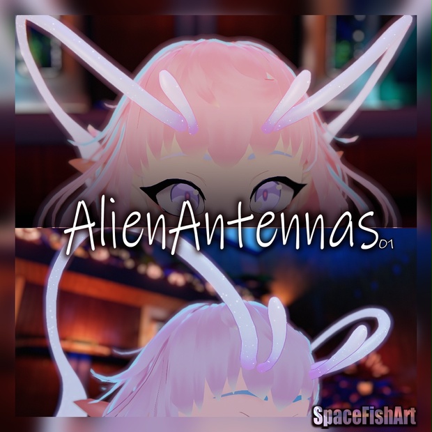 Alien Antennas01 - spacefishart - BOOTH