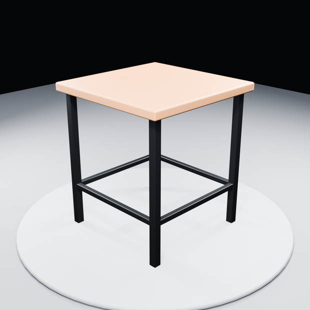 【3Dモデル】Industrial Side Table｜ローポリ家具｜Blender / FBX / GLB