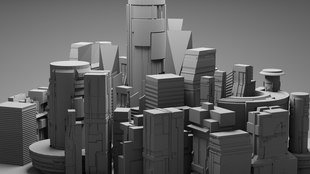 近未来都市/future city
