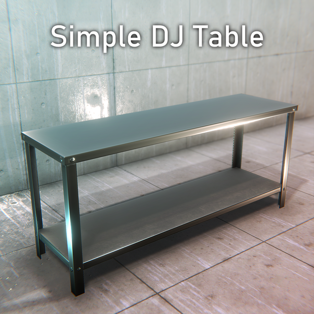 【VRChat向けアセット】汎用DJテーブル
