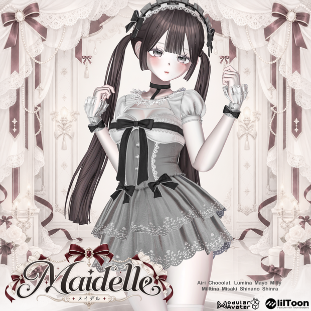 ♡SALE♡🎀Maidelle（メイデル）🎀Maid Outfit 9アバター対応