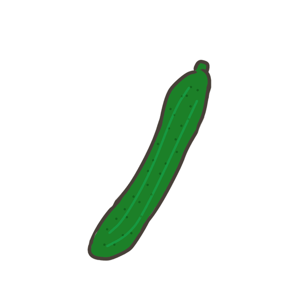 【無料】APNG素材＜Shining Cucumber＞