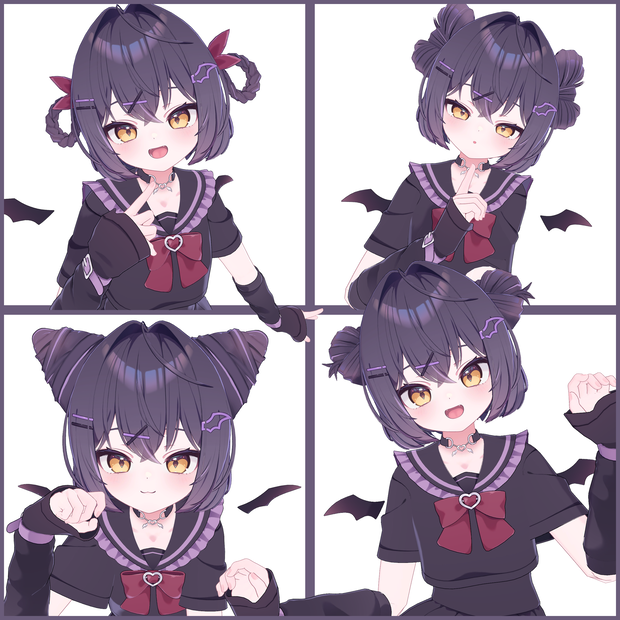 💜Chocolat専用💜side hair set