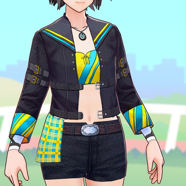 Vroid ウマ娘 ウオッカ勝負服セット Saintc Acrium Booth