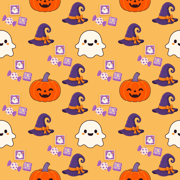 ハロウィン・大人かわいい・くすみカラー・3枚セット・2000×2000px