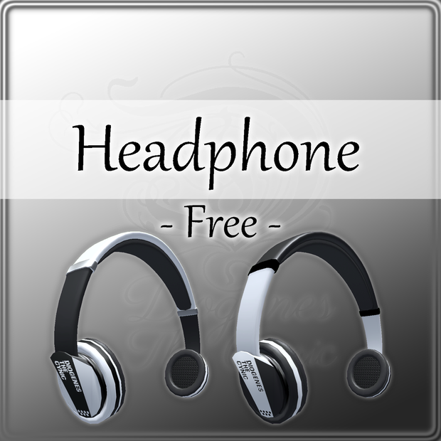 [3Dモデル]Headphone - Free Item -