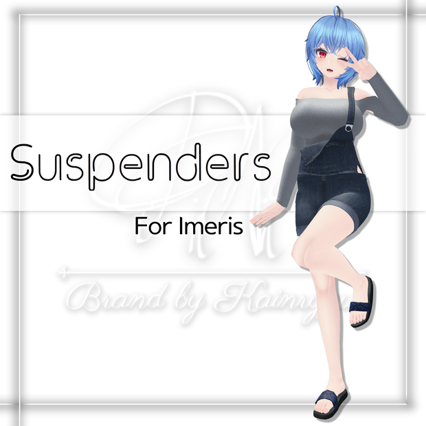 [3Dモデル]サスペンダー(Imeris●イメリス専用)