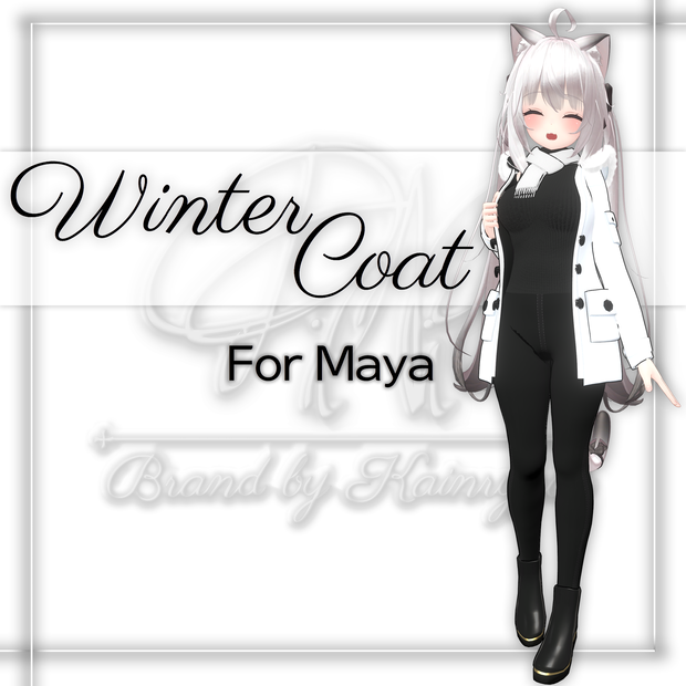 [3Dモデル]冬物コート(Maya●舞夜専用)