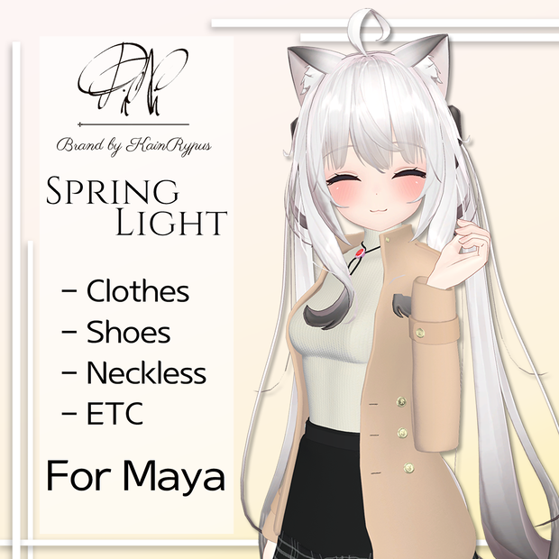 [3Dモデル]Spring_Light(Maya●舞夜専用)