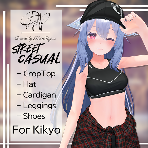 [3Dモデル]StreetCasual(Kikyo●桔梗専用)