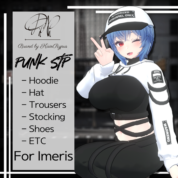[3Dモデル]Punk_STP(Imeris●イメリス専用)