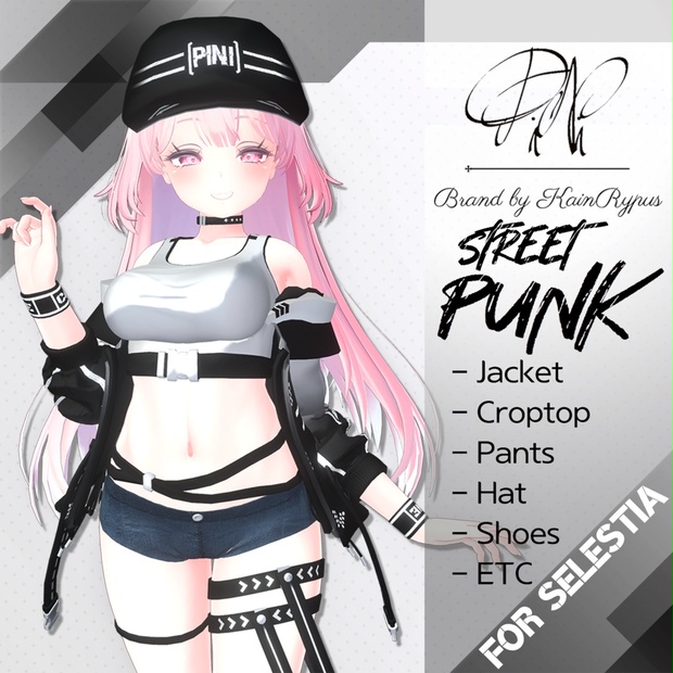 [3Dモデル]Street-Punk(Selestia●セレスティア専用)