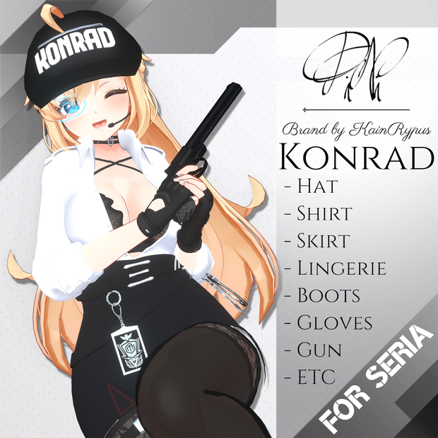 [3Dモデル]Konrad(Seria●セリア専用)