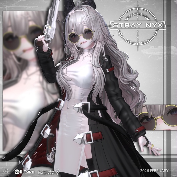 【9アバター対応】 Stray Nyx - ストレイ・ニュクス - Pini - BOOTH