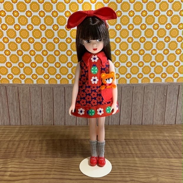 オランダ デルフト陶器 少女 人形 - 美術品