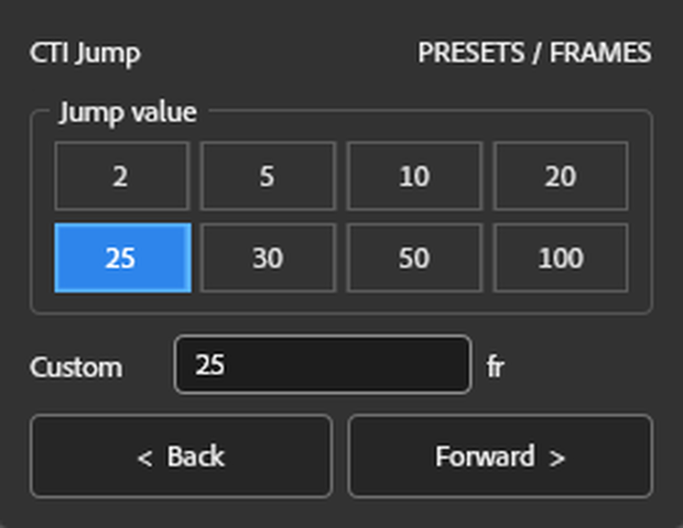 【AfterEffects Script】CTI Jump