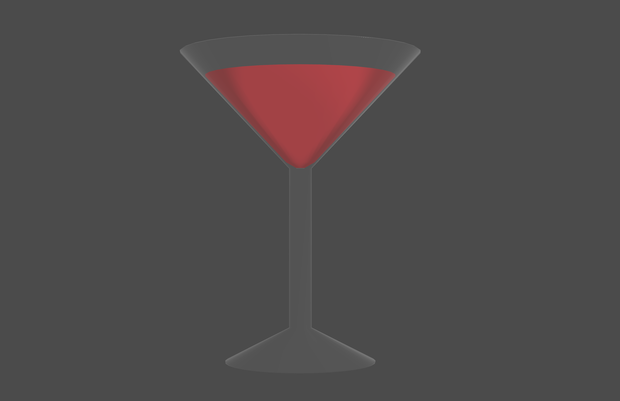 カクテルグラスとシェーカー - Cocktail Glass and Shaker
