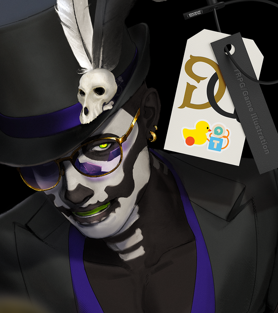 TRPG/ゲーム用素材 Vol.1 バロン・サムディ(Baron Samedi)