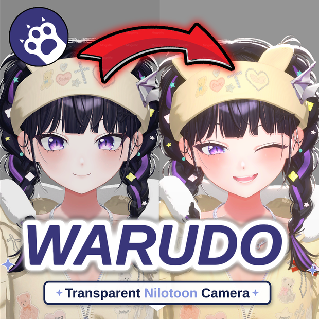 Warudo Transparent Nilotoon Camera / 와루도 투명 닐로툰 카메라