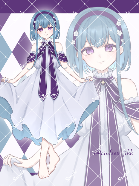 【立ち絵素材02】少女立ち絵