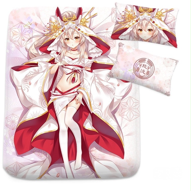 アズールレーン 綾波 シーツ 布団カバー ブランケット 毛布 枕セット 尚萌=希茜 ccz001002-1