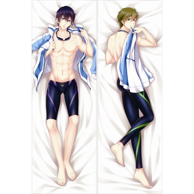 Free! 七瀬遙/橘真琴 抱き枕カバー 麦芽堂 bz10297 - D-M.N/22JiGen[ 納期10~25日(概ね2~3週間)頂戴しております  ] - BOOTH