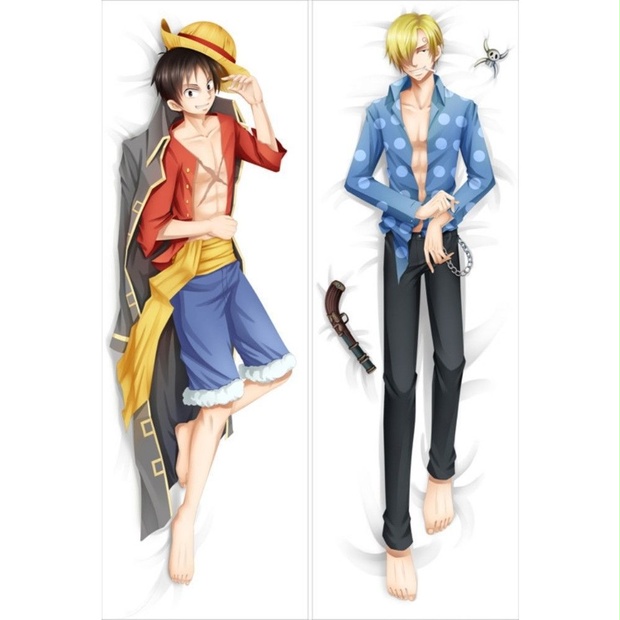 新品 3種セット 枕 ワンピース ゾロ サンジ ロー アニメ マンガ